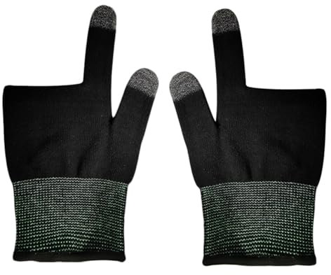 POPETPOP Winter Warm Gloves for Women Driving Gloves Breathable Knit Touchscreen Gaming Finger Sleeves for Mobile Gaming and Daily Use
