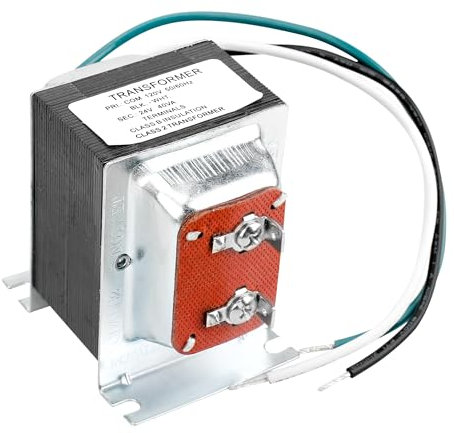 Thermostat et transformateur de sonnette 24 V 40 VA, transformateur 24 V compatible avec Nest, Ecobee, Sensi, Honeywell, Nest Hello Doorbell et toutes les versions du thermostat Ring Doorbell