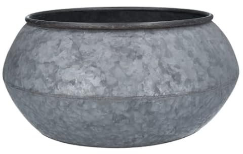 Cuenco de metal galvanizado de 30,5 cm Gisela Graham