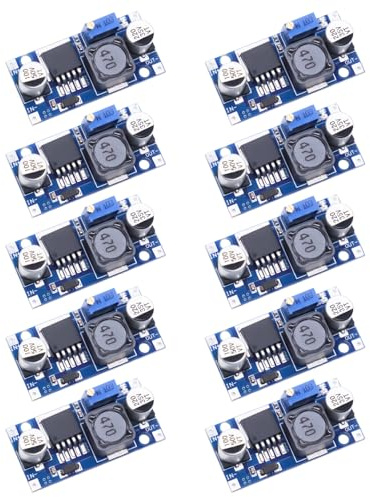 10 Stück Step Down Converter,QIQIAZI DC-DC Buck Converter Modul 3.2-46V zu 1.25-35V Step-Down Wandler Modul,Spannungsregler,Einstellbares Netzteil Abwärtsmodul