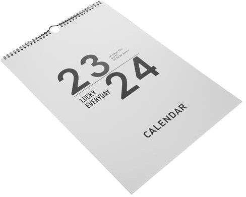 HAPINARY Wandkalender 2024, A3, Planer, Arbeitsstanzkalender (Happiness Edition) (2023.9 2024.12), Bürobedarf, Haushaltswandkalender, Feiertags Hängekalender, Büro Wandkalender