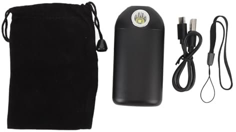 Handwärmer Mobile Power Bank 5000mAh USB wiederaufladbare Outdoor -Handwärmer tragbare Taschenheizung mit Taschenlampe für Outdoor Camping