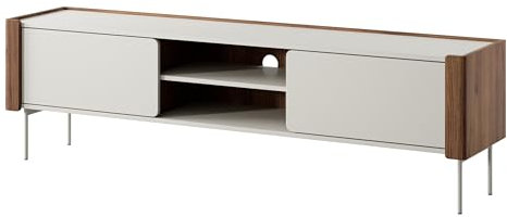 Komodee Guelph TV180 - TV Schrank, Nussbaum, Kaschmir, Breite 180 cm, Höhe 52 cm, Tiefe 39 cm