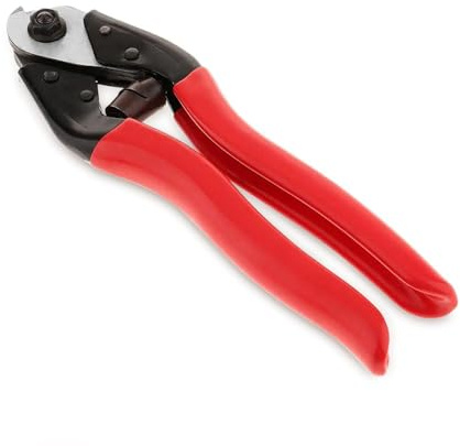 Cortador de cable de alambre, 19 cm, alicates de cable de acero al cromo vanadio, corta hasta 6 mm para cuerda de alambre de acero inoxidable, palanca de freno de bicicleta, reparación de cables