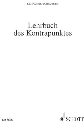 Lehrbuch des Kontrapunktes