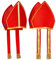 W WIDMANN MILANO Party Fashion 8521P - Kalotte aus Samt, Heiliger Nikolaus, Knecht Rupprecht, Weihnachten, Mottoparty, Karneval