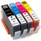 ESMOnline 4 kompatible XL Druckerpatronen als Ersatz für HP 364 zu HP OfficeJet 4610, 4620; DeskJet 3520, 3070 B611; Photosmart Plus B20, B210 B109, B110 B010, B109, 5510, 5520, 6510, 6520, 7510, 7520