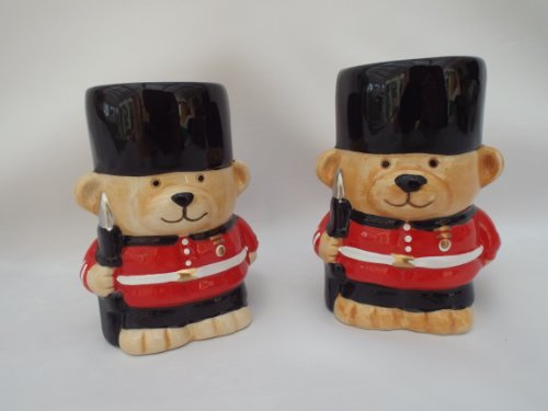 Teddy Bear Guardsman Egg Cups