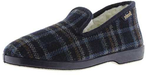 Victoria Confortable Cuadros H Torcido, Pantuflas Hombre, Marino, 39 EU
