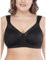 Deyllo Donna Reggiseno Coppa Piena Reggiseno Senza Ferretto Supporto Comodo Nero 6G