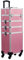 Joligrace Makeup Organiser 4-in-1 Beauty Case on Wheels Vanity Case Pink Trolley Nail Polish Organiser