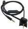 Yaowanguan microfono boom cuffie da gioco cavo per Bose QuietComfort 35 (QC35)/Quiet Comfort 35 II (QC35 II) cuffie con interruttore muto microfono per podcasting, riunioni ZOOM, musica (nero 110 cm)