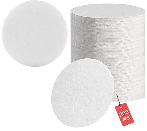 200 Stk. Espresso Papierfilter 58mm for Siebträger 58mm, Ungebleichter Rund Kaffee Filterpapier Puck Sieb Siebträger kaffee filter Papier weiß (53.5mm)