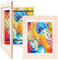 KINLINK 9x12 Kinder Kunstrahmen Frontöffnung 2 Stück, Holz-Bilderrahmen für 50 Bilder, Kunstrahmen für Kinder Kunstwerk mit Matte für A4 und 8,5x11 oder ohne Matte für 9x12, Natur