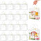 Socluer 24 Stück Klare Geschenktüte mit Griffen, 20 x 20 x 8 CM Durchsichtige Plastiktüte Wiederverwendbare Geschenke Verpackungen für Party Geburtstag Hochzeit