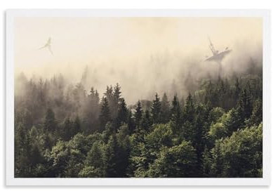 Endor Return of Star The Wars Filmposter für Wanddekoration, Leinwand, Wandkunst für Wohnzimmer, 60 x 90 cm