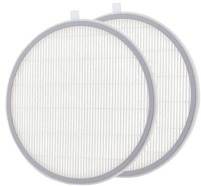 NICENEEDED Nail Dust Collector Filter, Nail Art Vacuum Cleaner, Nail Duster Round Filter White Nail Dust Collector Replacement Fan Dust Collector Extractor for Home Office Cleaning Dust Removal