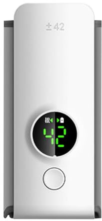 Scaldabiberon per latte materno - Scaldabiberon elettrico, scaldalatte portatile wireless ricaricabile tramite USB | Scaldabiberon da viaggio regolabile, alimentato a batteria, con display della tempe