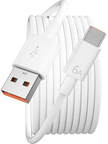 USB C Kabel 100W 6A Super Charge für Honor Ladekabel 2M,USB C Ladekabel Typ C Datenkabel Schnellladekabel für Huawei Honor Magic6 Lite 6Pro 90 Lite 200 Lite Pad X8a 9 für Huawei FreeBuds 5i Pro 3 SE 2