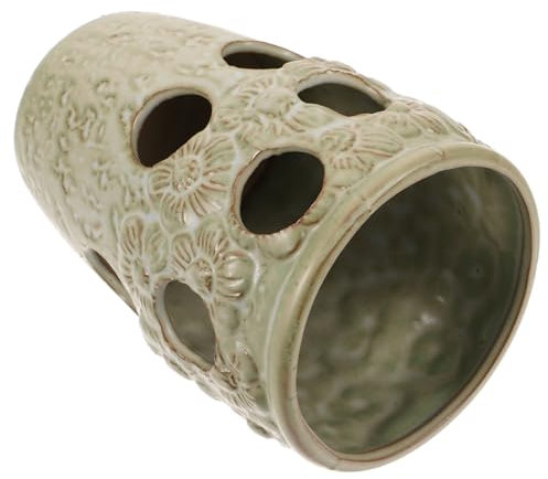 BESPORTBLE Keramik-orchideentopf Mit Öffnung Für Pflanzenhalter Kleiner Blumentopf Für Balkon Zuhause Blumentöpfe Sukkulente Topf Blumentopf