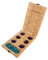 VICASKY Mancala-Spiel Im Antiken Stil – 48 Steine Kiefernholz-Set Brettspiel Für Zwei Spieler Für Familienspaß