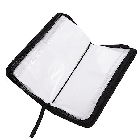 ERINGOGO 2stücke Pu Cd Hülle Für DVDs Tragbare DVD Organizer Tasche Farbvariationen Kratzfeste Innenseiten Für Zuhause Und Reisen