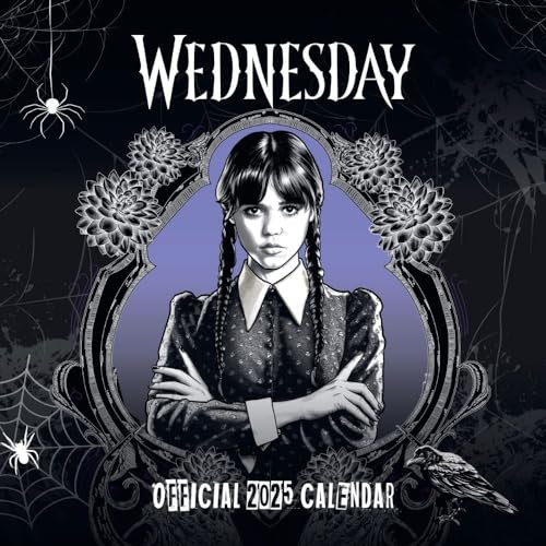Wednesday – Netflix – Offizieller Kalender 2025: Original Danilo-Kalender [Mehrsprachig] [Kalender] (Wall-Kalender)