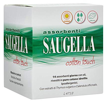 SAUGELLA COTTON TOUCH ASSORBENTI GIORNO 14 PEZZI