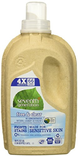 Seventh Generation Natural Laundry Detergent 4X Free & Clear -- 50 fl oz by Seventh Generation