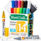 Blami Arts Pennarelli Lavagna Cancellabili 14 Pacco Gesso Liquido per Lavagna Marker Pennarelli Chalk Pens Pennarelli Lavabili per Bambini Pennarelli per Lavagna Bianca Cancellabile