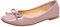 Jamron Women Lovely Bow Tie Ballerinas Comfy Square Toe Ballet Flats Slippers Pumps Dolly Shoes Pink SN02911 UK3.5