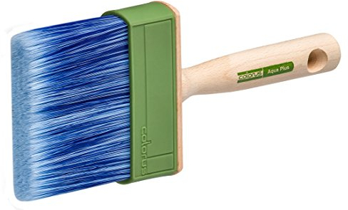 Colorus Lackierpinsel 3 x 10 cm – Premium Flächenstreicher Pinsel mit feiner Kunstborsten-Mischung – geeignet für wasserbasierte Farben und Lacke