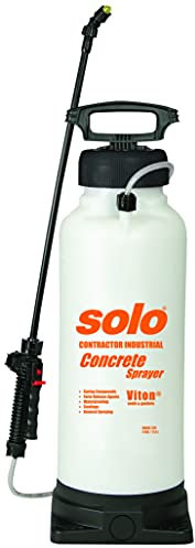 SOLO 378 Pulverizador de Tanque de hormigón de 3 galones con Sellos Viton y Juntas tóricas, Base Grande