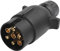 Yuanjoy Anhänger Steckdose 7 Polig, 12V Adapter für PKW, LKW, KFZ, Landwirtschaftliche Fahrzeuge, Traktor, Wohnwagen, Fahrradträger Wasserfester Stecker