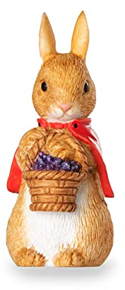 Anniversary House Official The World of Peter Rabbit™ Flopsy Bunny Resin Keepsake Cake Topper 2.8 x 6.3cm, Birthday, Baby Shower Decorations, Christening, Luxury Boxed, Giftable, BU313, Beatrix Potter