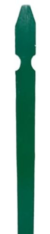 palo paletto recinzione ferro metallo profilo t plastificato verde profilo 30x30 varie altezze (palo h 200)