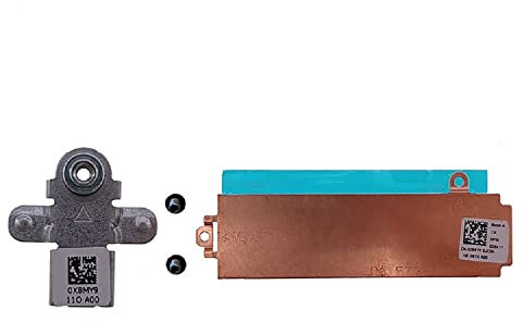 AKUYAO M.2 2280 SSD Mount Shield Caddy + Heatsink Thermal Caddy for Dell G15 5510 5511 5515 026X1Y 0X8MY9 Gaming Laptop