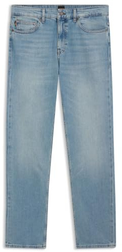 BOSS Herren Delaware BO Delaware Slim-Fit Jeans aus komfortablem Stretch-Denim in Blau