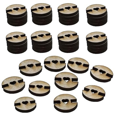 Bottoni rimovibili per pon pon in legno, 50 bottoni rimovibili per pon pon in legno, porta pon pon per cappello, bottoni per pon pon in legno, strumento per fissare cappelli lavorati a maglia, support