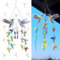 Starnearby DIY Diamond Painting Sonnenfänger Windspiele Set, 5D Doppelseitige Kristall Diamant Malerei Anhänger Set, Rotierender Windspiel Bastelset Hängende Ornamente für Fensterdeko (Kolibri)
