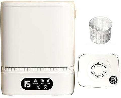 Piccola macchina per lavanderia, mini lavatrice portatile e asciugatrice, lavatrice leggera - 5L, adatta per appartamento, dormitorio, campeggio, camper, opzione compatta e comoda per tutte le