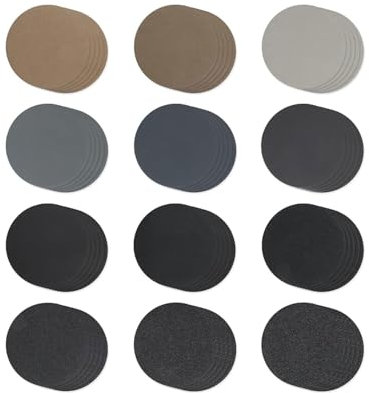KGDUYC 60 Piezas discos de lijado redondos, grano de papel de lija de 75 mm, grano 60-10000, almohadilla húmeda seca, lijadora orbital, hojas de lijado para metal, madera, vidrio, pulido automóviles