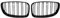 KDHUCS Nebelscheinwerfer Blenden 1 Paar Für E81 E87 E82 E88 128I 130I 135I 2007-2011 Dual Slats Double Line Grills Autogrill Vorne Niere