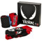 Elbenwald Venom Socken 3er Set für Herren Damen Unisex aus Baumwolle in Geschenkbox Schwarz - 40-46