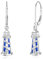 YueYuan Leuchtturm Ohrringe 925 Sterling Silber Meer Leuchtturm Schmuck Ohrringe für Damen Farbe: Blau