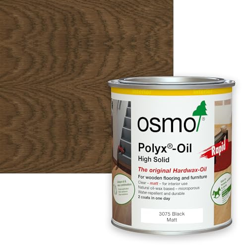 Osmo Original Polyx Oil Rapid Matt (3075 Black, 750ml)