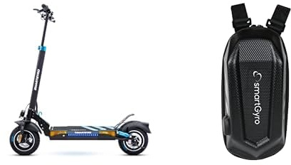 Patinete Eléctrico SmartGyro Speedway, 500W 48V,12.500 mAh + SmartGyro Bolsa Frontal PU+EVA, Pack Ahorro