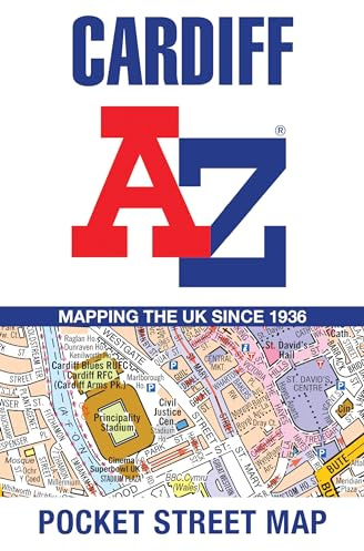 Cardiff A-Z Pocket Street Map