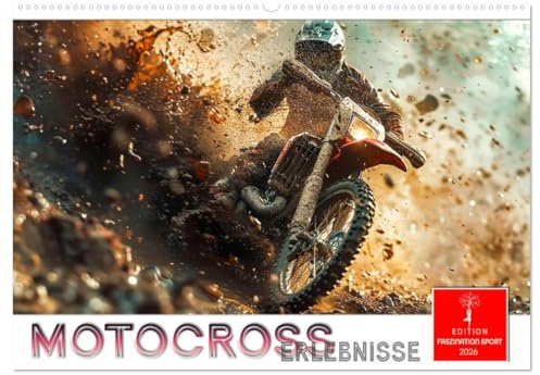 Motocross Erlebnisse (Wandkalender 2026 DIN A2 quer), CALVENDO Monatskalender: Ein fesselnder Sport aus Geschwindigkeit und Adrenalin. (CALVENDO Sport)