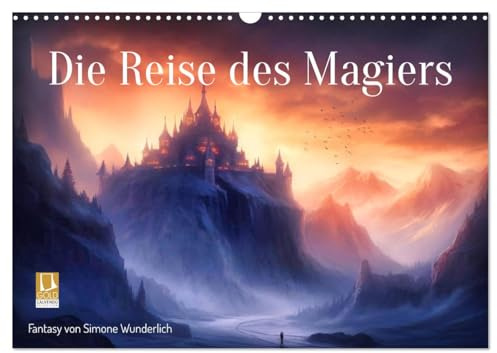Die Reise des Magiers (Wandkalender 2026 DIN A3 quer), CALVENDO Monatskalender: Fantasybilder zum Träumen (CALVENDO Kunst)